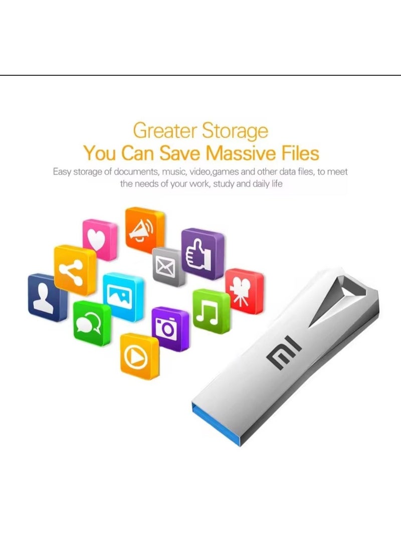 شاومي 2TB Pen Drive - White Triangle - Image 3