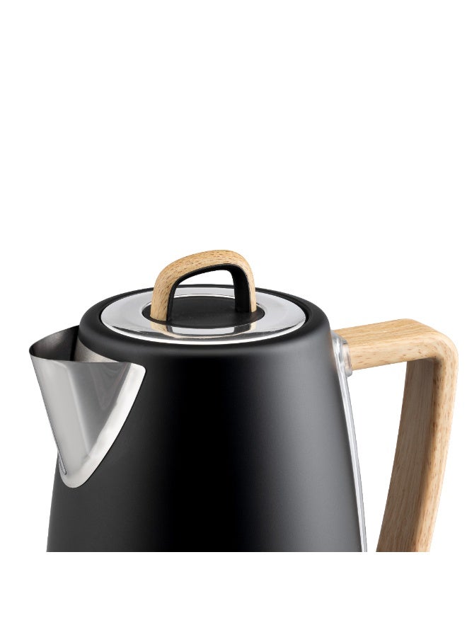 GEEPAS 1.7 L Stainless Steel Electric Kettle | 3000W Rapid Boil, Water Level Indicator | Strix Technology, Detachable Filter, Auto Shut-Off | GK38072UK-BK Black 1.7 L 3000 W GK38072UK-BK black - Image 5