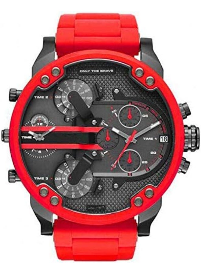 ديزل جو السيد دادي 2.0 SS CS بلاك DL 57 مم أحمر سيليكون H1 20 - Image 1