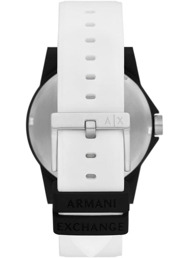 Armani Exchange Women's Armani Exchange
Gw Outerbanks Nyl Cs Wht Dl 44Mm Qtz Wht Rb H2 - Image 3