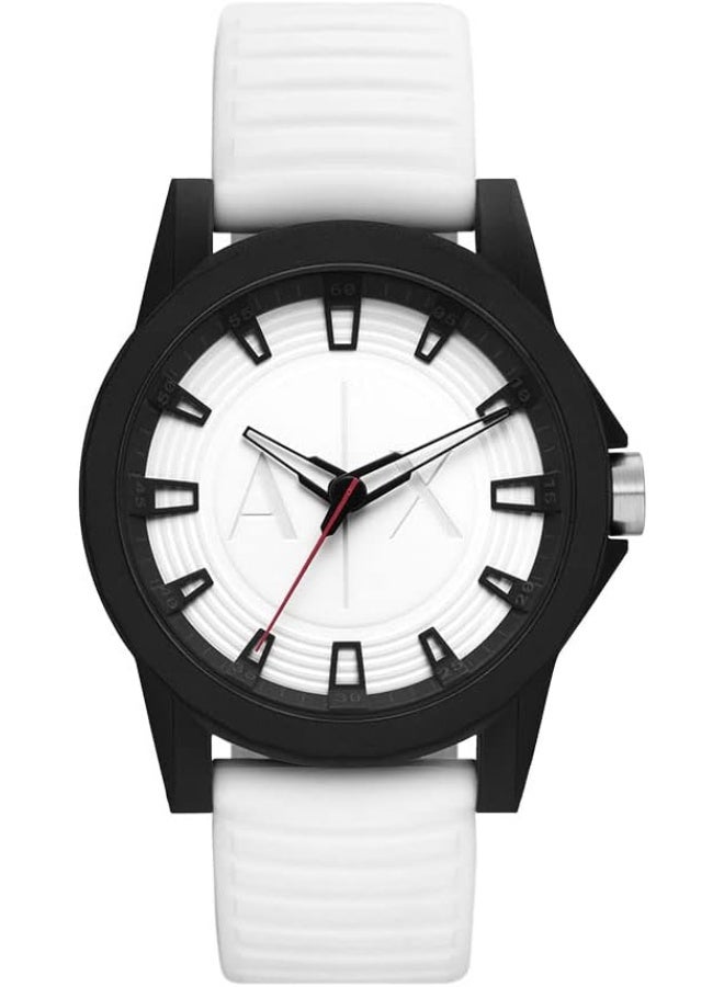 Armani Exchange Women's Armani Exchange
Gw Outerbanks Nyl Cs Wht Dl 44Mm Qtz Wht Rb H2 - Image 1