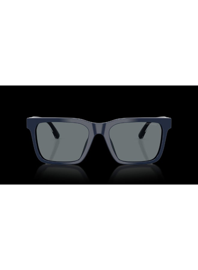 امبوريو ارماني نظارات شمسية بايلوت - Ea 4262U - حجم العدسة: 57 مم - أزرق لامع - Image 2