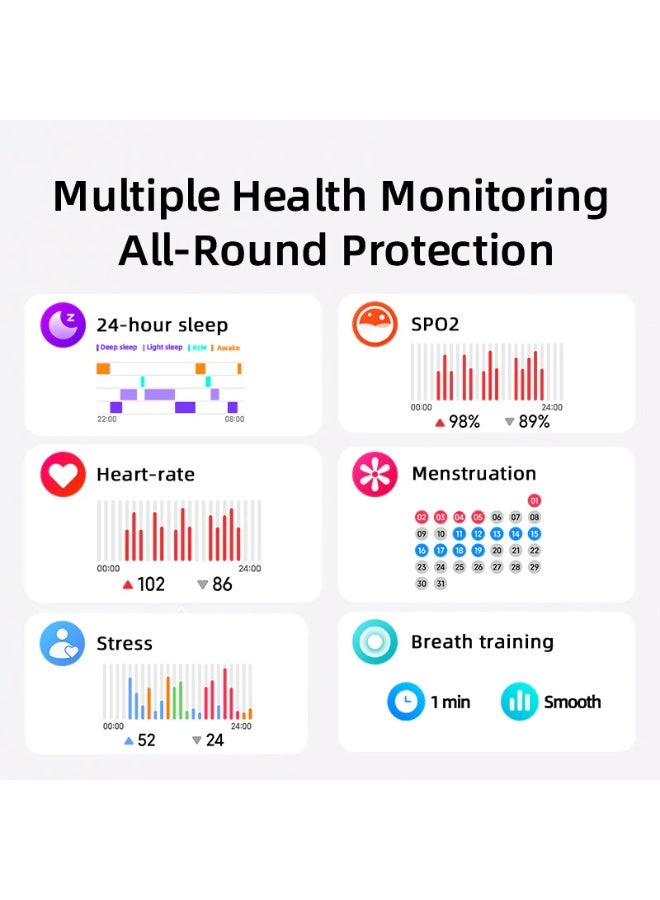 كيو سي واي Active GT Smartwatch - 120+ Sports, 24/7 Health, AI Calls, 12-Day Battery, 3ATM Water-Resistant grey - Image 5