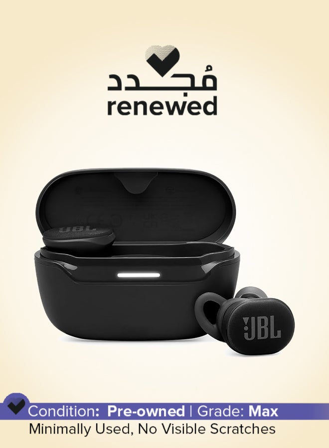 JBL Renewed - Endurance Race 2, True Wireless Bluetooth Earbuds, 48 hrs Battery, IP68 Water and Dust Resistance, Noise Cancellation, Pure Bass Sound, Smart Ambient, Sports Modes - ENDURACE2BLK - Black - Image 1
