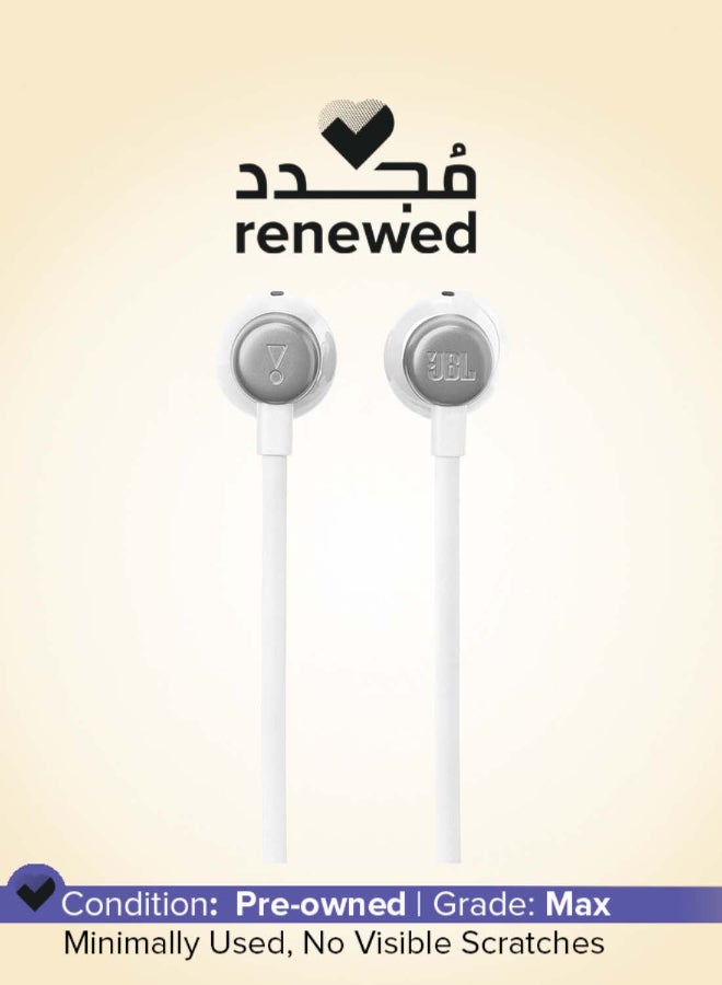 JBL Renewed - Tune 305C USB-C Wired Hi-Res In-Ear Headphones - White - Image 1