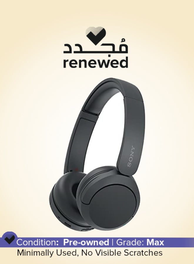 Sony Renewed - WH-CH520 Wireless Bluetooth On Ear With Mic For Phone Call Black - Image 1