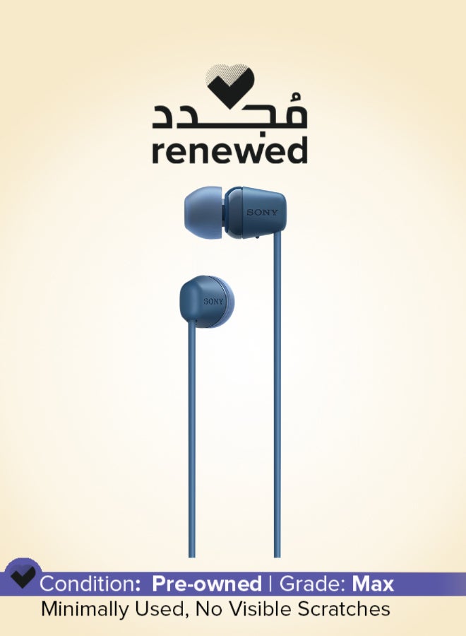 Sony Renewed - In Ear Wireless Bluetooth Headphones - Blue - Image 1