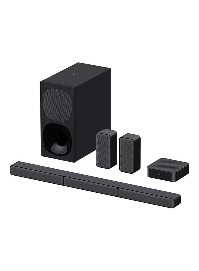 Sony Renewed - 5.1 Channel Real Surround 600 Watt Soundbar With Wireless Rear Speakers - HTS40R Black - Image 2