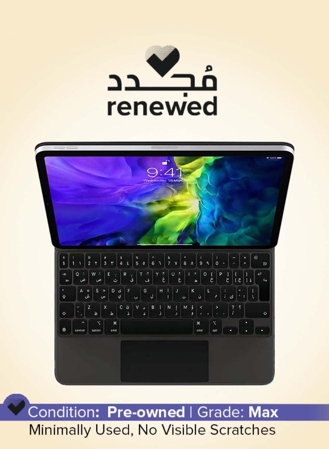ابل  Renewed - Magic Keyboard for iPad Air 11-inch (M2) - Black - Image 1