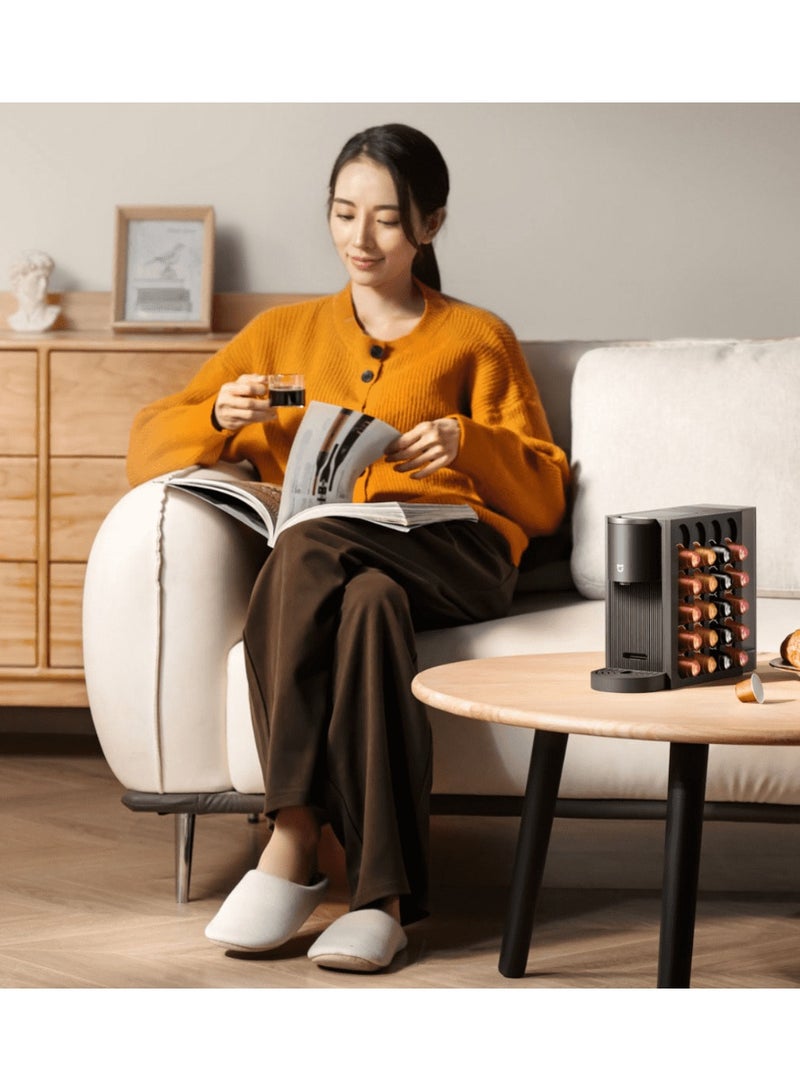 Xiaomi Mijia Capsule Coffee Machine S1,One-key Extraction Dual Drive Precision Temperature Control Coffee Machine 650 ml 1250 W CMC001 Black - Image 5