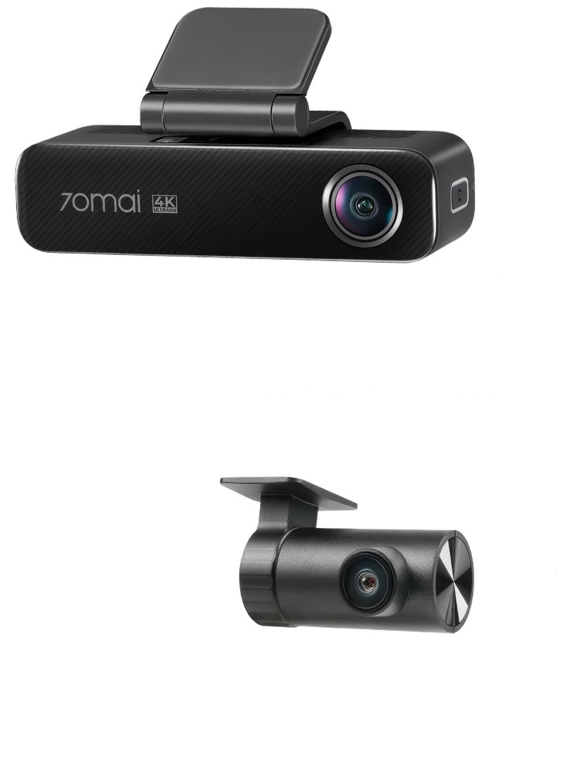 70 ماي كاميرا داش 4K M800 HDR مجموعة 128GB، أمامية وخلفية للسيارات، رؤية ليلية فائقة STARVIS 2 IMX678، فتحة F1.7، مزدوجة HDR، متوافقة مع 4G LTE، واي فاي 5GHz، ذاكرة مدمجة 128GB eMMC، GPS، تحكم صوتي، مراقبة وقوف السيارات - Image 5