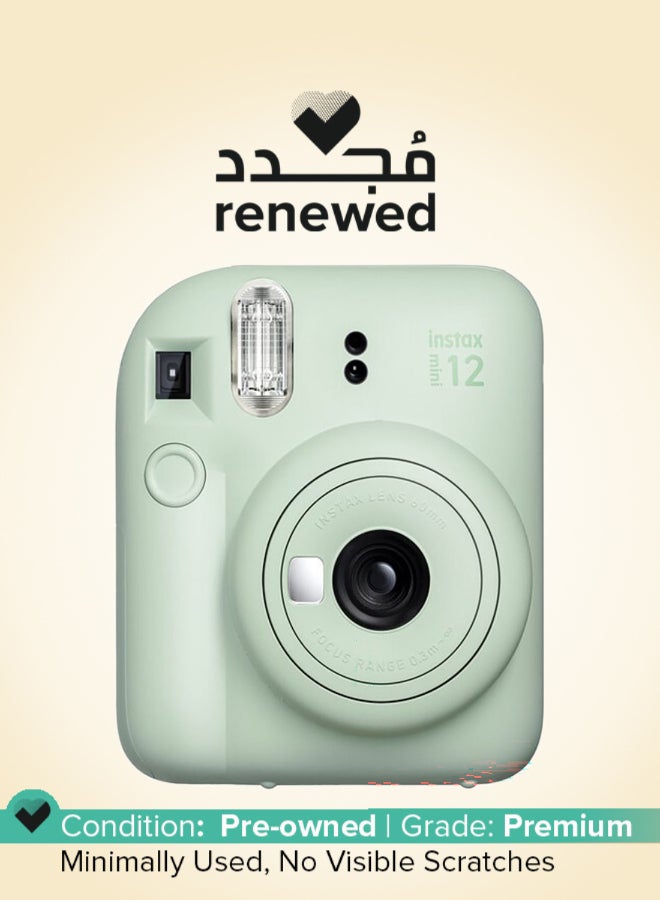 FUJIFILM Renewed - Instax Camera Mini 12 - Mint Green - Image 1