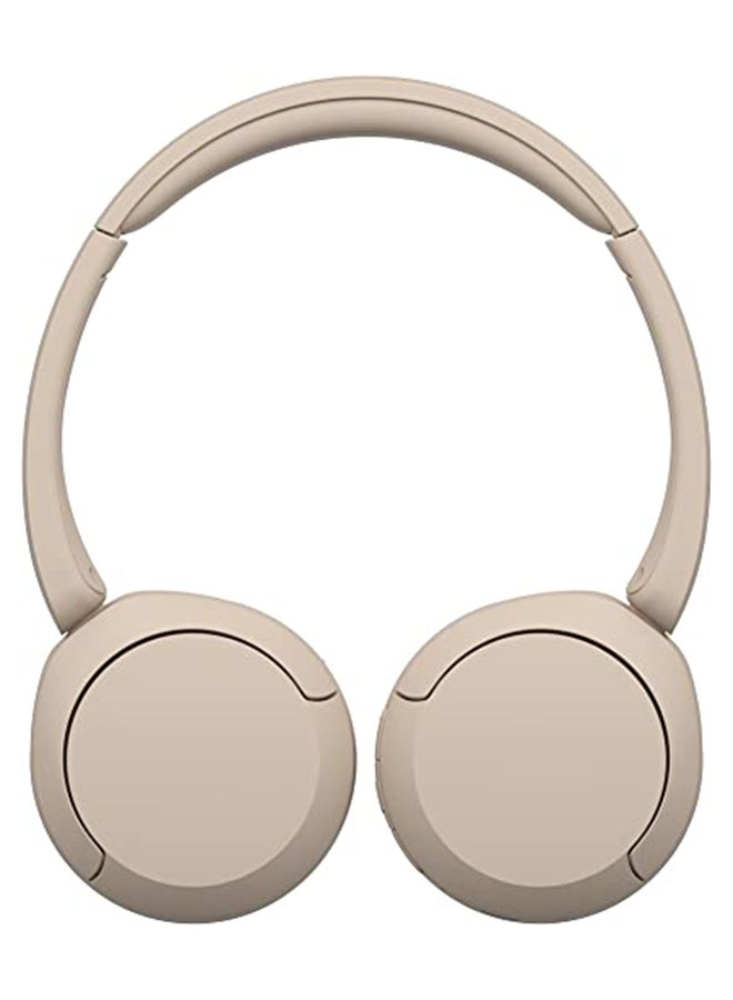 سوني Renewed - WH-CH520 Wireless Bluetooth On Ear With Mic For Phone Call - Beige - Image 2