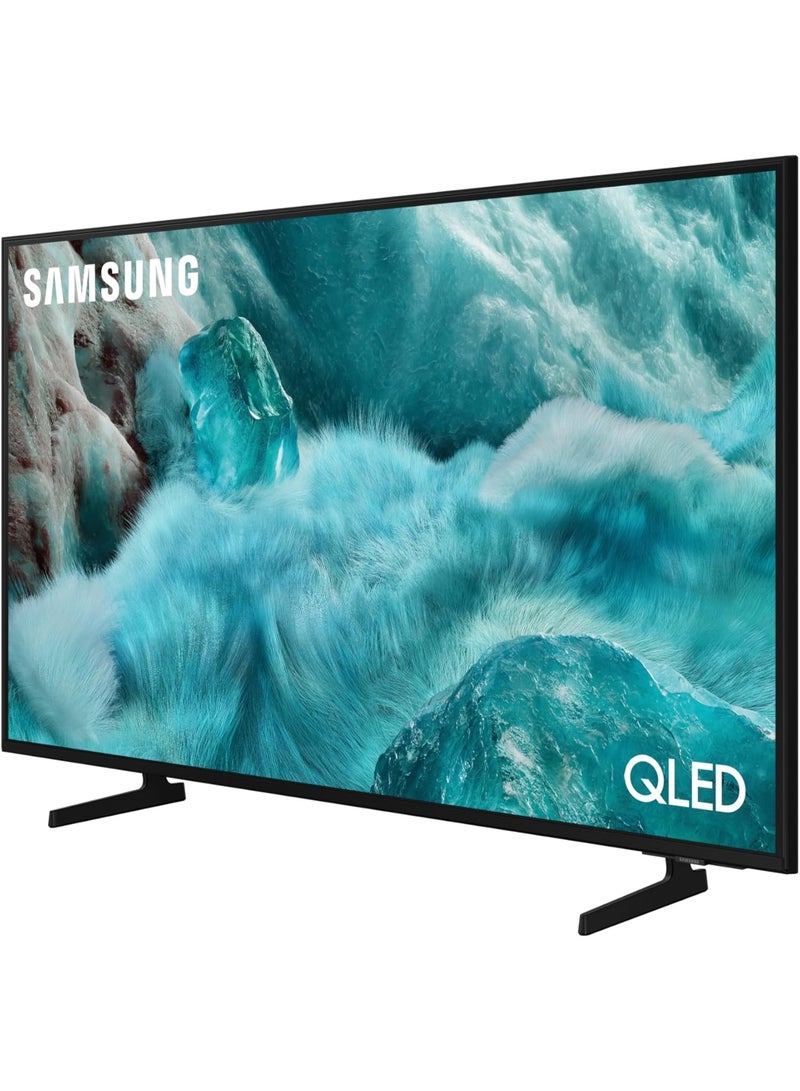 Samsung 55 Inch QLED TV, Q7F, 4K, Q4 AI Processor, 100% Color Volume with Quantum Dot, Secured by Knox, Endless Free Content, Smart TV, QA55Q7FAAUXSA (2025 - KSA Version) QA55Q6FAAUXSA SLIM LOOK: A stylish design for your space. This beautifully slim design blends into your decor, elevating your style without taking it over. - Image 2