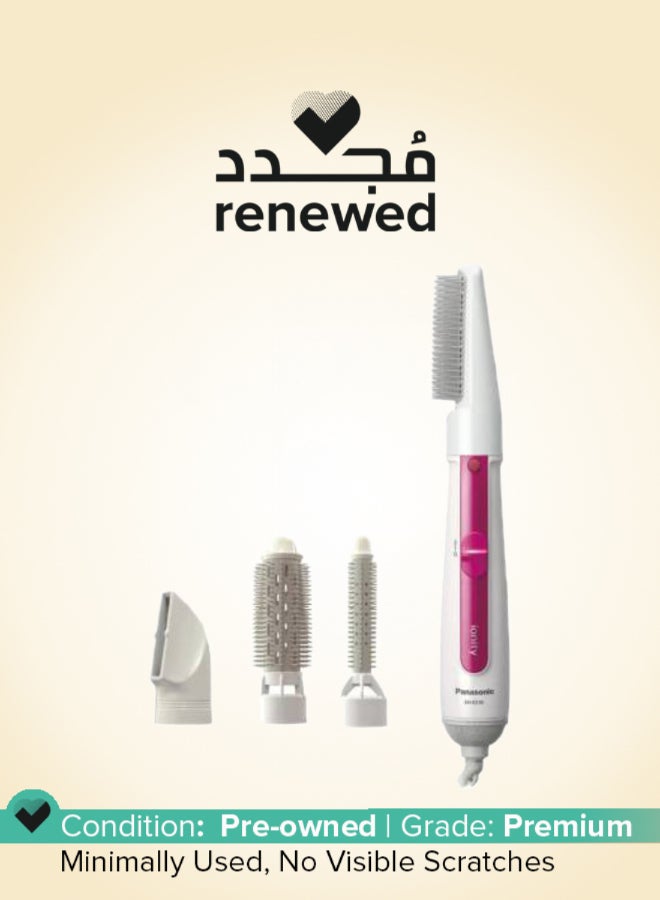 باناسونيك Renewed - Hair Styler 4-In-1, Ionity Blow Brush, Eh-Ke46 Pink/ White - Image 1