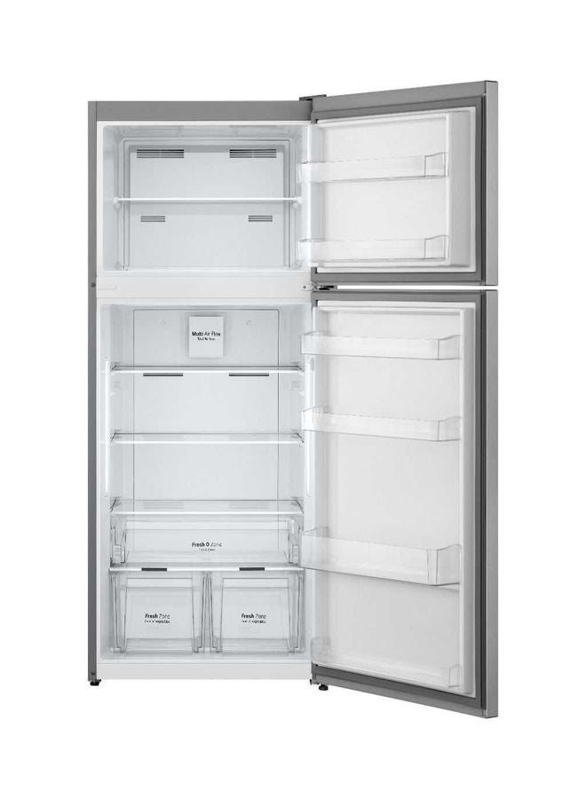 إل جي ثلاجة LG NoFrost بفريزر علوي، 401 لتر، موتور إنفيرتر، فضي - GTF402SVAN - Image 2