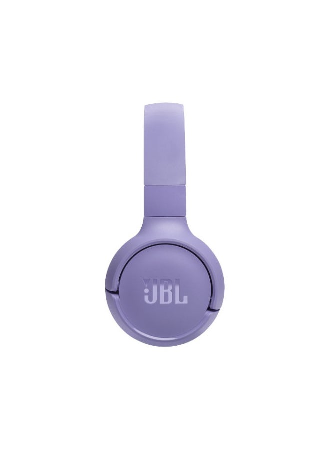 JBL Renewed - Tune 520Bt Wireless On Ear Headphones Pure Bass Sound 57H Battery Hands Free Call Plus Voice Aware Multi Point Connection Lightweight And Foldable - purple - Image 3