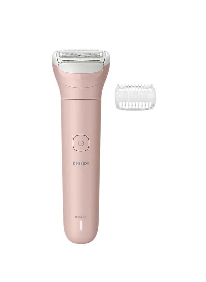 فيليبس ماكينة حلاقة نسائية لاسلكية رطبة وجافة، للساقين، والذراعين، وتحت الإبط، للاستخدام الرطب والجاف، شحن USB-A، شحن سريع للاستخدام الأول | العلامة التجارية رقم 1 لماكينات الحلاقة النسائية عالميًا! | برل128/10 - Image 1