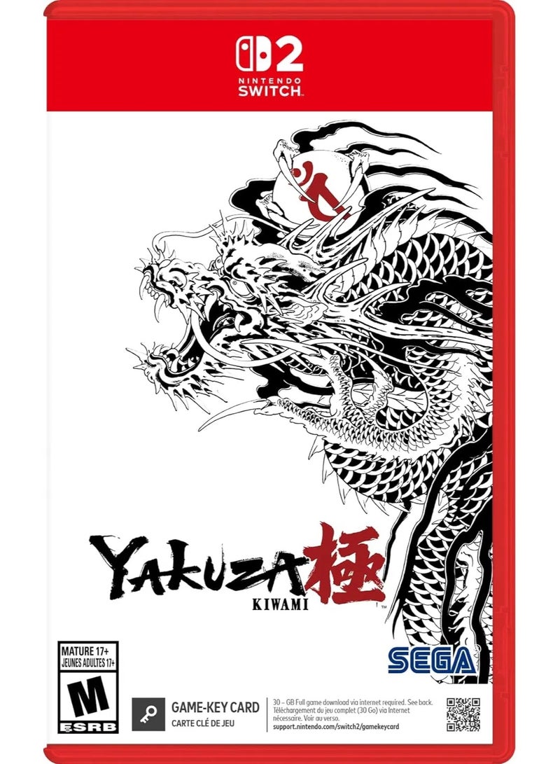 Sega Yakuza Kiwami - Nintendo Switch 2 [GMAE KEY CARD] - Nintendo Switch - Image 1