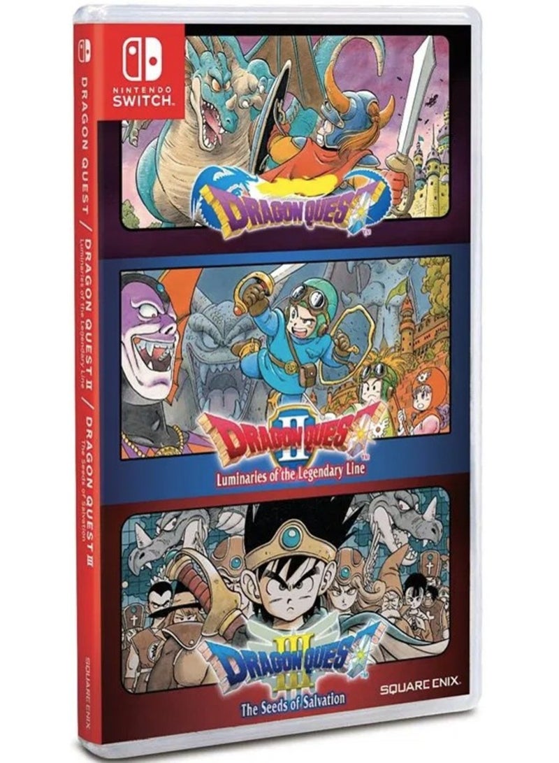 سكوير انيكس مجموعة دراجون كويست 1+2+3 [غلاف إنجليزي | متعدد اللغات] - نينتندو سويتش - Image 1