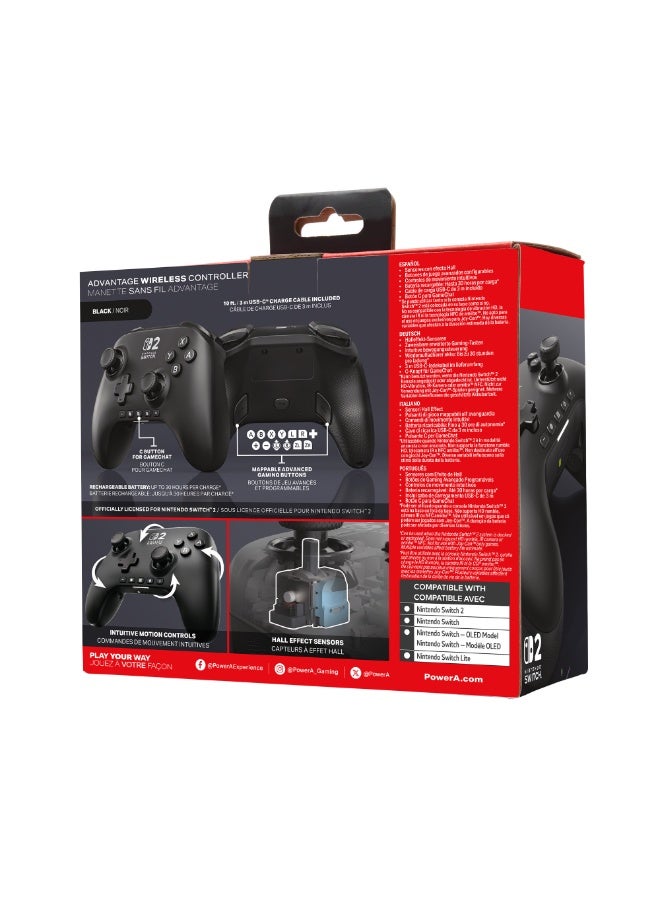 نينتندو PowerA Advantage wireless controller Black - Image 4
