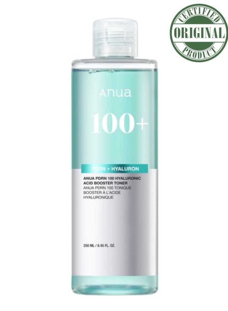 Anua PDRN 100 Hyaluronic Acid Booster Toner for Deep Hydration & Skin Repair 250ml - Image 1