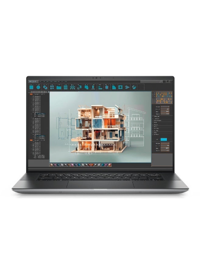 DELL Precision 5690 Workstation With 16-Inch Display, Intel Core Ultra 7 165H Processor/64GB RAM/2TB SSD/12GB NVIDIA RTX 3500 Ada Graphics Card/Windows 11 Pro English grey - Image 1