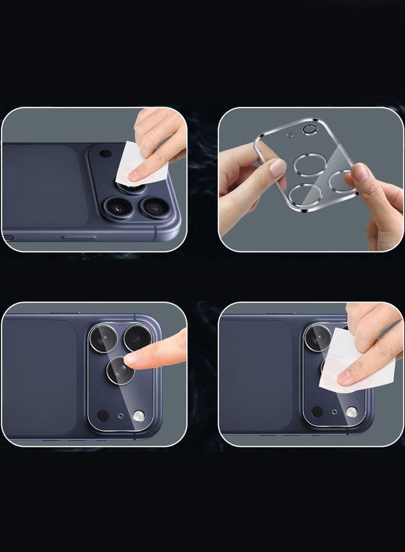 MARGOUN 2Pieces Camera Lens Protector for iPhone 17 Pro - Anti-Scratch Tempered Glass Transparent - Clear-2 - Image 3