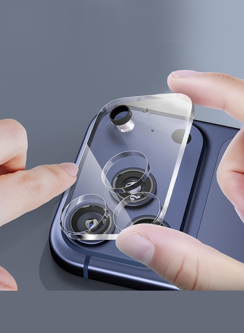 MARGOUN 2Pieces Camera Lens Protector for iPhone 17 Pro - Anti-Scratch Tempered Glass Transparent - Clear-2 - Image 5