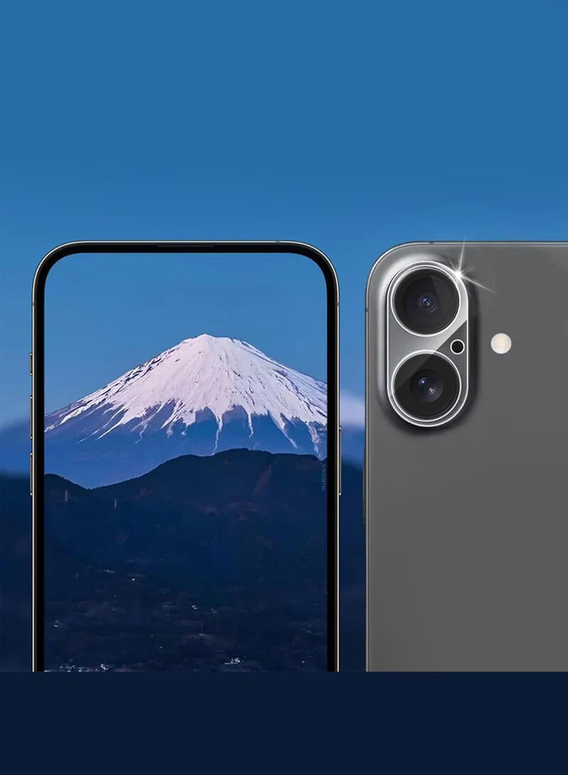 MARGOUN 2Pieces Camera Lens Protector for iPhone 17 - Anti-Scratch Tempered Glass Transparent - Clear-2 - Image 2