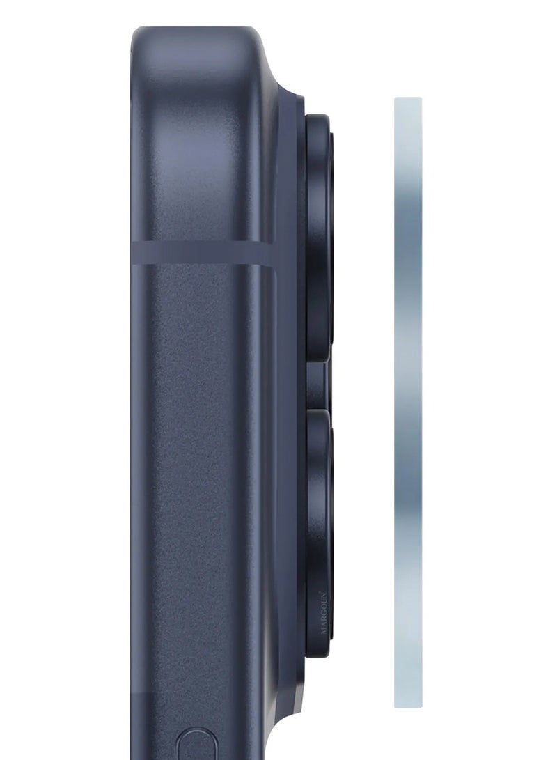 MARGOUN Camera Lens Protector for iPhone 17 Pro - Anti-Scratch Tempered Glass Transparent - Clear-1 - Image 3