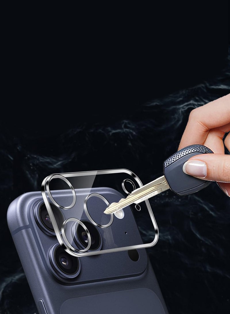 MARGOUN Camera Lens Protector for iPhone 17 Pro - Anti-Scratch Tempered Glass Transparent - Clear-1 - Image 5