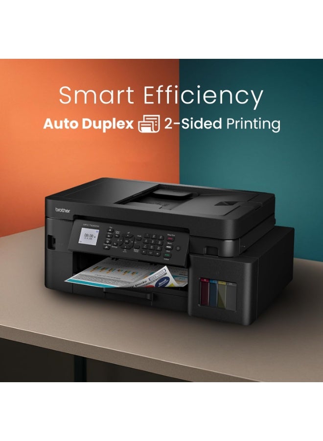 بروذر MFC-T930DW All-in-1 Wireless Colour Inkjet Printer | Refill Ink Tank | Auto 2-Sided Print | 20-Sheet ADF | Scan, Copy, Fax Black - Image 5