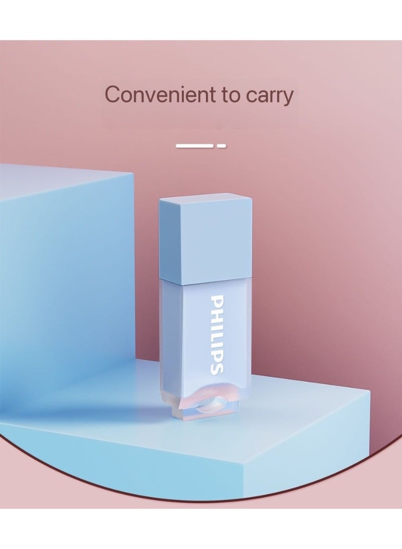 فيليبس Philips Warm Pink & Orange Metal Rotating Dual-Port Flash Drive – USB Type-C & A – High-Speed Transfer (150MB/s), Secure & Stylish for Business & Students – Customizable Gift (128 GB) 128 GB - Image 4