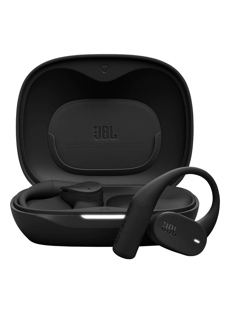 جي بي إل سماعات JBL Sense Lite اللاسلكية بتصميم مفتوح وحلقة أذن، تقنية JBL OpenSound لنقل الصوت عبر الهواء، 32 ساعة تشغيل، مقاومة للماء والغبار IP54، أسود - Image 1