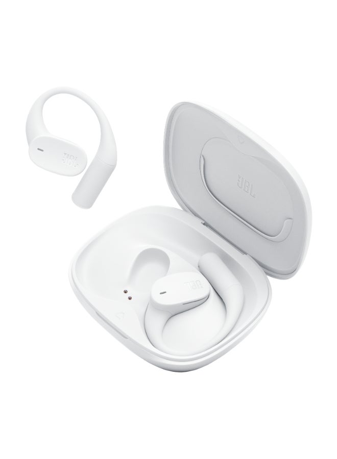 JBL Sense Lite Wireless Earbuds with Open Design and Ear Hook, JBL OpenSound Air Conduction Technology, 32 Hours Operation, Water & Dust Resistant IP54, White white - Image 2