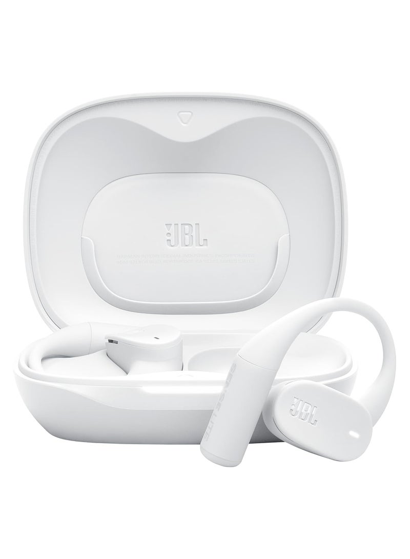جي بي إل سماعات JBL Sense Lite اللاسلكية بتصميم مفتوح وحلقة أذن، تقنية JBL OpenSound لنقل الصوت عبر الهواء، 32 ساعة تشغيل، مقاومة للماء والغبار IP54، أبيض - Image 1