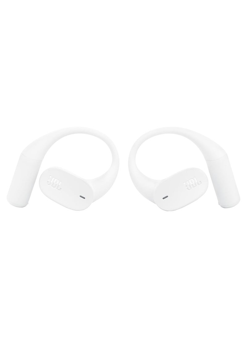 جي بي إل سماعات JBL Sense Lite اللاسلكية بتصميم مفتوح وحلقة أذن، تقنية JBL OpenSound لنقل الصوت عبر الهواء، 32 ساعة تشغيل، مقاومة للماء والغبار IP54، أبيض - Image 5