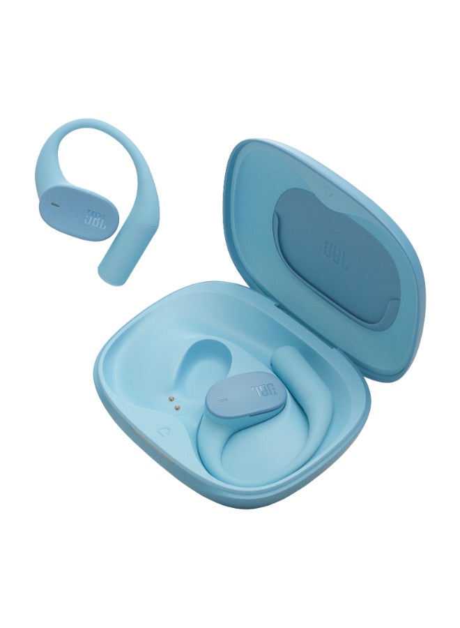 JBL Sense Lite Wireless Earbuds with Open Design and Ear Hook, JBL OpenSound Air Conduction Technology, 32 Hours Operation, Water & Dust Resistant IP54, Blue blue - Image 2