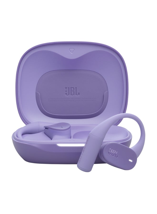 JBL Sense Lite Wireless Earbuds with Open Design and Ear Hook, JBL OpenSound Air Conduction Technology, 32 Hours Operation, Water & Dust Resistant IP54, Purple purple - Image 2