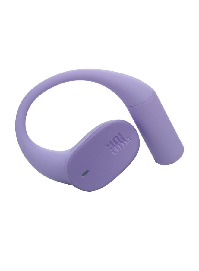 JBL Sense Lite Wireless Earbuds with Open Design and Ear Hook, JBL OpenSound Air Conduction Technology, 32 Hours Operation, Water & Dust Resistant IP54, Purple purple - Image 4