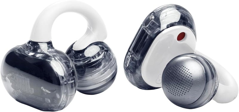 JBL Soundgear Clips True Wireless Open-Ear Headphones, SonicArc Design, Up to 32 Hours Playtime, 4 Beamforming Microphones, IP54 Water and Dust Proof, JBL OpenSound Technology, Ghost White Ghost White image 6