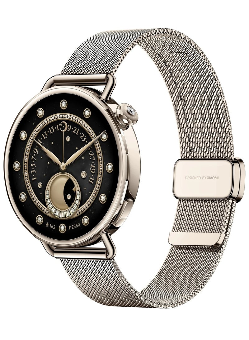 Xiaomi 320 mAh Watch S4 41mm Milanese Strap - Sunset Gold - Image 1