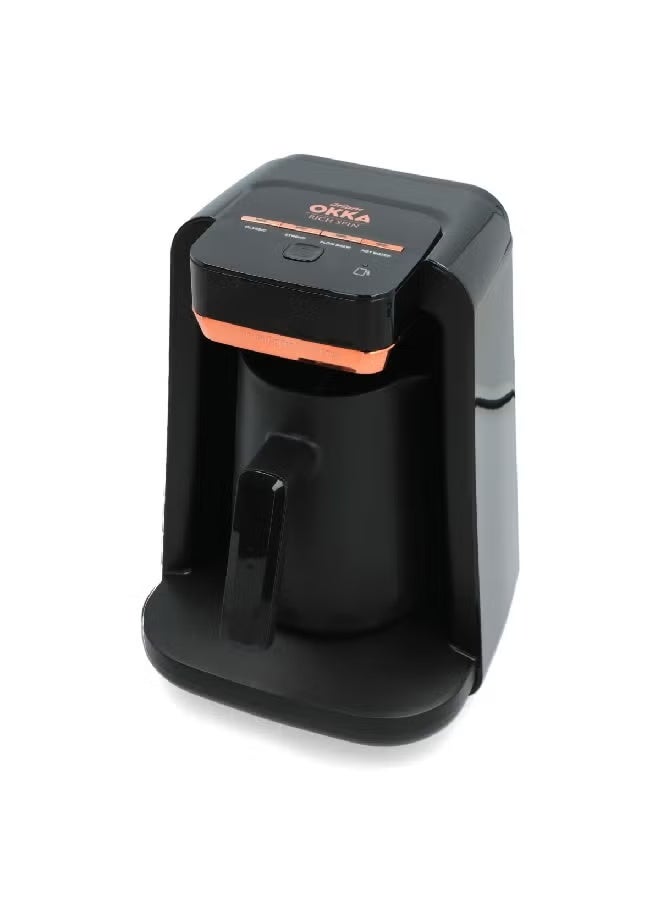 Arzum Rich Spin Adjustable Temperature Turkish Coffee Maker 1 L 800 W OK0016-R Black and Orange - Image 3