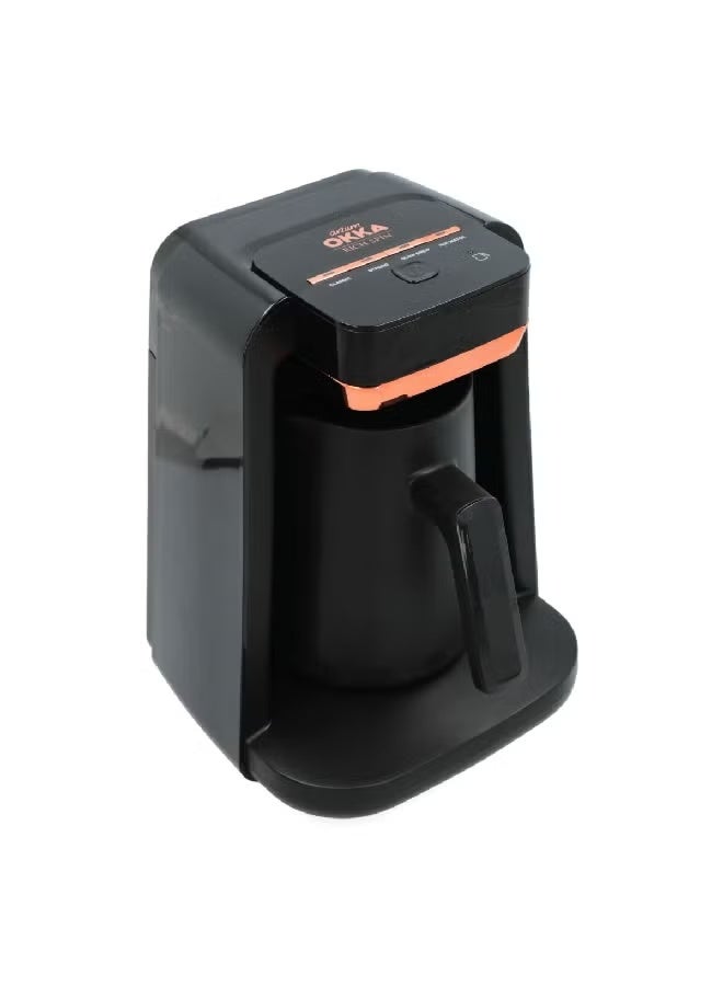 Arzum Rich Spin Adjustable Temperature Turkish Coffee Maker 1 L 800 W OK0016-R Black and Orange - Image 2