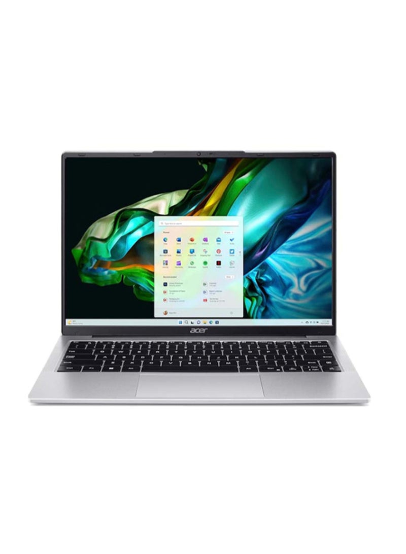 Acer Aspire Lite Laptop With 14 Inch WUXGA (1920x1200) Display, Core i3-355U Processor/8GB RAM DDR5/256GB SSD/DOS(Without Windows)/ English/Arabic Silver - Image 1