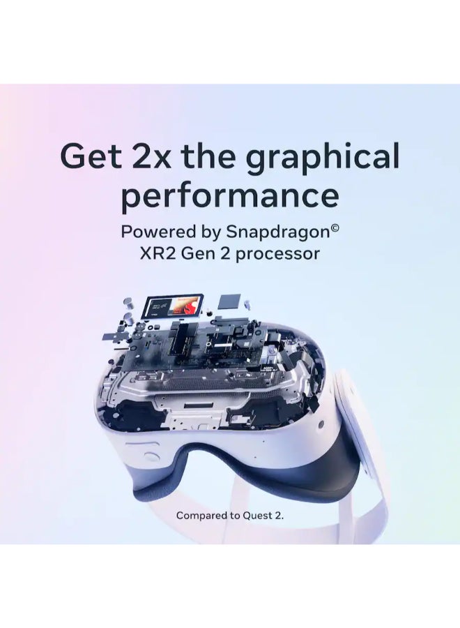 Meta Quest 3S 128GB — The Walking Dead: Saints & Sinners Bundle — Dive into Virtual Reality - White white - Image 4