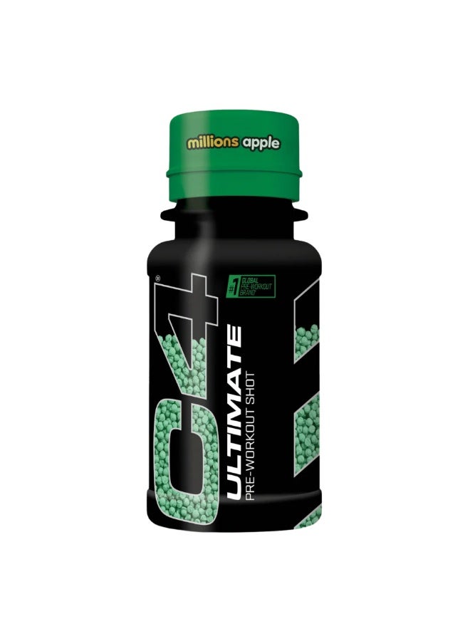CELLUCOR C4 Ultimate Pre-Workout Shot - Mellions Apple - (Pack of 12) - Image 3
