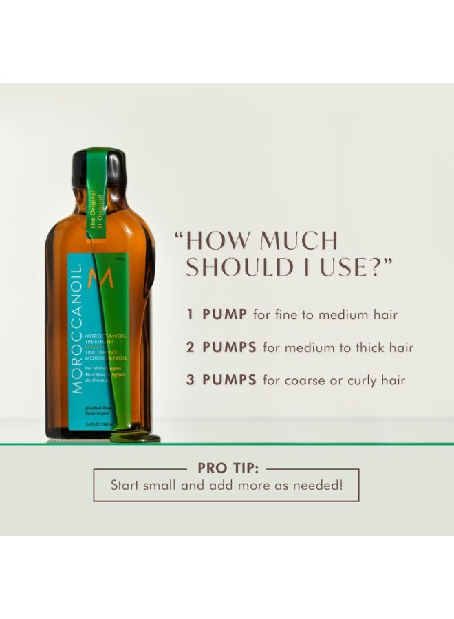 MOROCCANOIL Treatment Oil for All Hair Types, Argan Oil Hair Serum, 100ml – Smooth, Shine & Frizz Control - Image 5