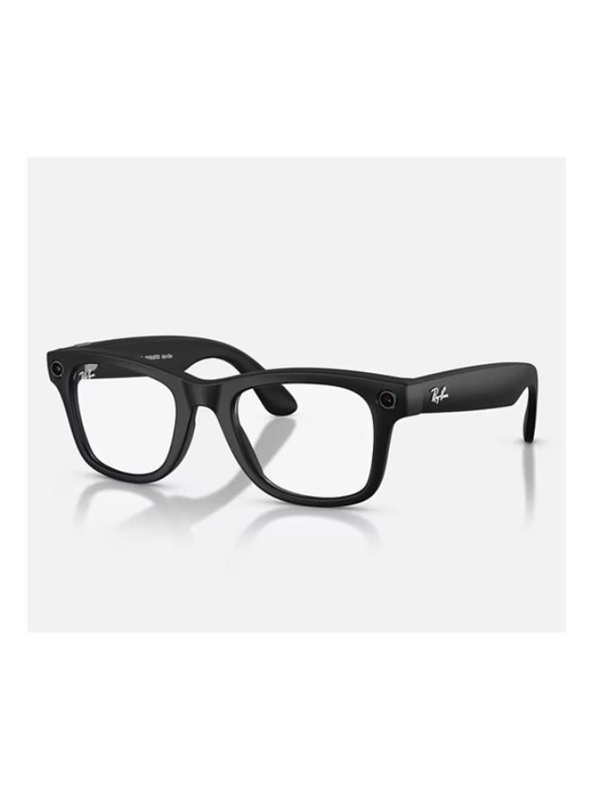 Meta Ray-Ban | Meta Wayfarer Large (Gen 2) - Frame Matte Black Lenses Clear/Grey Transitions  RW4012 Grey - Image 1